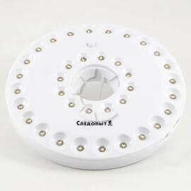 Фонарь кемпинговый "СИБИРСКИЙ СЛЕДОПЫТ-Лунный Свет 36", 36L, 4хАА/120/, фото 