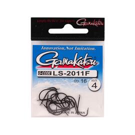 Крючки GAMAKATSU LS-2011F HOOKS BLACK size 008, 25st, фото 