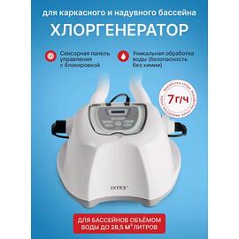 Система санобработки воды в бассейне Krystal clear saltwater 230 вольт Intex 26688, фото 
