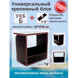 Готовый набор: Столик для лодки ПВХ + Крепление экрана эхолота 7-9". Универсальный крепежный блок УКБ Б, фото 