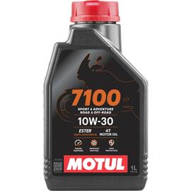 Масло Motul 7100 10W30 4T моторное,100% синтетическое для четырехтактных двигателей мотоциклов, 4 литра, фото 