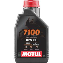Масло Motul 7100 10W60 4T моторное, 100% синтетическое для четырехтактных двигателей мотоциклов, 4 литра, фото 