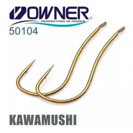 Крючок OWNER Kawamushi brown №8 14шт, фото 