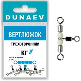 Вертлюжок трёхсторонний Dunaev #7х8 (уп.5шт)  , Размер: #7х8, фото 