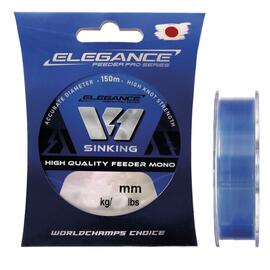 ELEGANCE FEEDER PRO V2 Леска 150м 0,22мм 5,39кг  , Цвет: синий, Диаметр лески: 0.22 мм, Размотка: 150 м, фото 