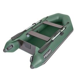 Надувная лодка Фрегат 280 Е Зеленый+ слань-книга, фото 