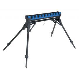 Гребенка на 10 удилищ FLAGMAN с защитой на 4 телескопических ножках, фото 