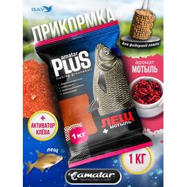 Прикормка VABIK Amatar PLUS Лещ Мотыль 1кг, Вкус: Мотыль, Вид рыбы: Лещ, фото 