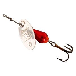 Блесна Mepps XD 0 PLATINUM OR серебро-красный 2.5g  (C66), фото 