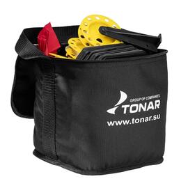 Набор жерлиц ТОНАР оснащенная на подставке ЖЗО-02М (d-185мм.катушка d-85мм) (10шт), фото 