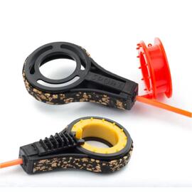 Удочка зимняя ПИРС безосевая Блеснилка черно-красная, шестик 280мм, фото 