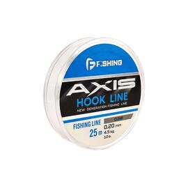 Леска F-FISHING Axis Hook Line Clear 25м 0,20мм 3,85кг 10lb, фото 