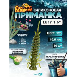 Силиконовая приманка Fish Magnet LUCY 1.6 цвет 123, размер 40.6, Цвет: 123, Вес: 0.4, фото 