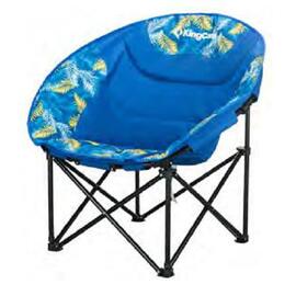 Складное кресло KingCamp Chair Leisure Moon 3816 blue palm, фото 