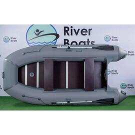 Надувная лодка RiverBoats RB 350 Киль (серый), Цвет: серый, фото 