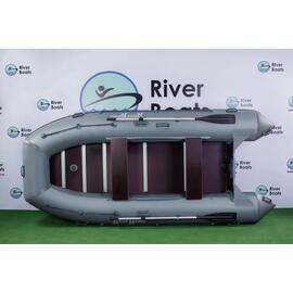 Надувная лодка RiverBoats RB 370 Киль (серый), Цвет: серый, фото 