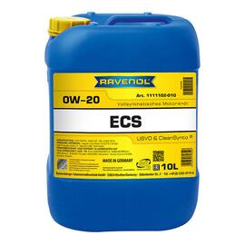 Моторное масло RAVENOL ECS EcoSynth SAE 0W-20 (10л), фото 
