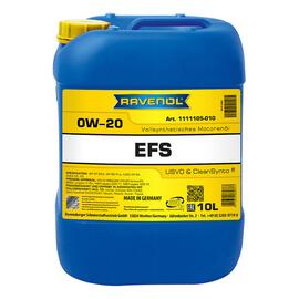 Моторное масло RAVENOL EFS EcoFullSynth SAE 0W-20 (10л), Объем, л: 10, фото 