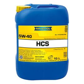 Моторное масло RAVENOL HCS SAE 5W-40 (10л), Объем, л: 10, фото 