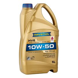 Моторное масло RAVENOL HVE High Viscosity Ester Oil SAE 10W-50 (5л), Объем, л: 5, фото 