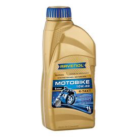 Моторное масло RAVENOL Motobike 4-T Ester SAE 10W-40 (1л), Объем, л: 1, фото 