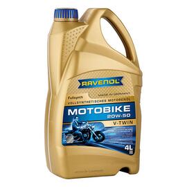 Моторное масло RAVENOL Motobike V-Twin SAE 20W-50 Fullsynth (4л), Объем, л: 4, фото 