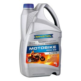 Моторное масло RAVENOL Motobike V-Twin SAE 20W-50 Mineral (4л), Объем, л: 4, фото 