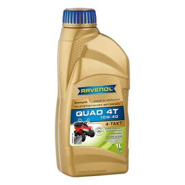 Моторное масло RAVENOL QUAD 4T SAE 10W-40 (1л), Объем, л: 1, фото 