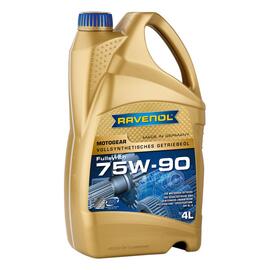 Трансмиссионное масло RAVENOL Motogear SAE 75W-90 GL-4 (4л), фото 