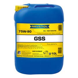 Трансмиссионное масло RAVENOL Gear Super Synth GSS SAE 75W-90 (10л), фото 