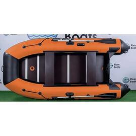 Надувная лодка RiverBoats RB 350 Киль (черно-оранжевый), Цвет: черно-оранжевый, фото 