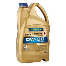 Моторное масло RAVENOL SSO SAE 0W-30 (4л), Объем, л: 4, фото 