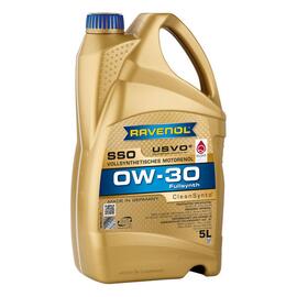 Моторное масло RAVENOL SSO SAE 0W-30 (5л), Объем, л: 5, фото 