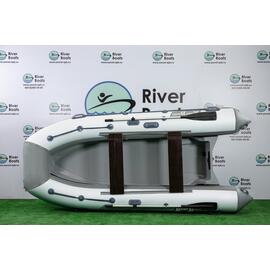 Надувная лодка РИБ RiverBoats RB 380 (серо-белый), Цвет: серо-белый, фото 