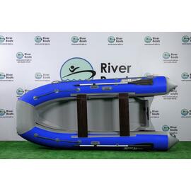 Надувная лодка РИБ RiverBoats RB 380 (серо-синий), Цвет: серо-синий, фото 