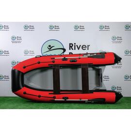 Надувная лодка РИБ RiverBoats RB 380 (черно-красный), Цвет: черно-красный, фото 