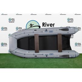 Надувная лодка RiverBoats RB  380 Встроенный рундук (NEW), Цвет: серый, фото 