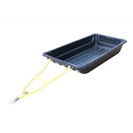 Сани волокуши Яман Тундра №5, 1450х730х250 мм, черн. с обвязкой, накладками и прицепным устр. (С-6 LUXE), фото 