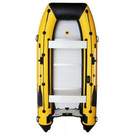 Надувная лодка Polar Bird 385M NEW Merlin Кречет (стеклокомпозит) черный/желтый, Цвет: черный/желтый, фото 