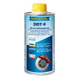 Тормозная жидкость RAVENOL DOT-4 (0,5 л), Объем, л: 0.5, фото 