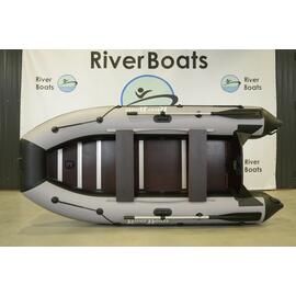 Надувная лодка RiverBoats RB 300 Киль (черно-серый), фото 
