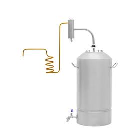 Дистиллятор бытовой Helicon Дачный 2 медь 25 л, Объем, л: 25, Толщина: 1 мм (стенки)/1 мм (дно), фото 