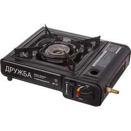 Плита газовая в кейсе TOURIST ДРУЖБА ДП-02 - с переходником, фото 