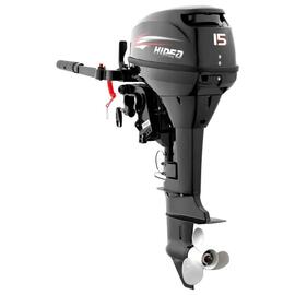 Лодочный мотор Hidea HD 15 FHS (2-х тактный) с розеткой, фото 