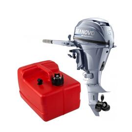 Лодочный мотор 4T Seanovo SNBF 15 HS ENDURO, в комплекте с выносным баком 12л, фото 