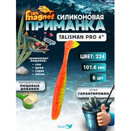 Силиконовые приманки Fish Magnet Talisman Pro 4" (102 мм) цвет 224, Вес, гр: 4.5, Расцветка: 224, фото 