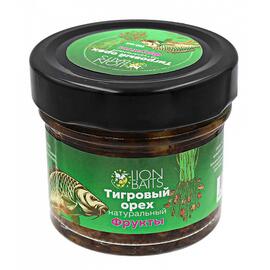 Lion baits Тигровый орех натуральный в стеклянной банке "Фрукты" 110мл, Вкус для группировки: Фрукты, фото 