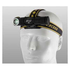 Фонарь Armytek Elf C2 Micro-USB Теплый свет, Цвет: черный, Световая температура: Warm, фото 