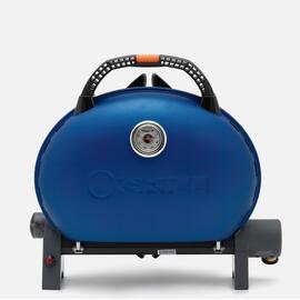 Портативный газовый гриль O-GRILL500 MT синий (в комплекте адаптер тип А) - с термометром, Цвет.: синий, Вес: 9.3 кг, фото 