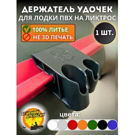 Держатель удочки на ликтрос двойной БА Mini зеленый, Цвет.: зеленый, фото 